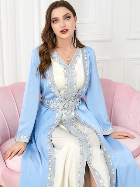 LUXURY WOMEN 2 PIECES ABAYA DRESS