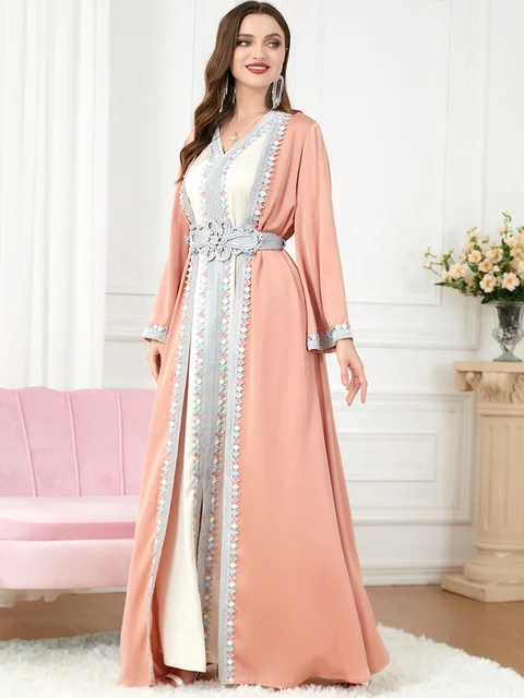 LUXURY WOMEN 2 PIECES ABAYA DRESS