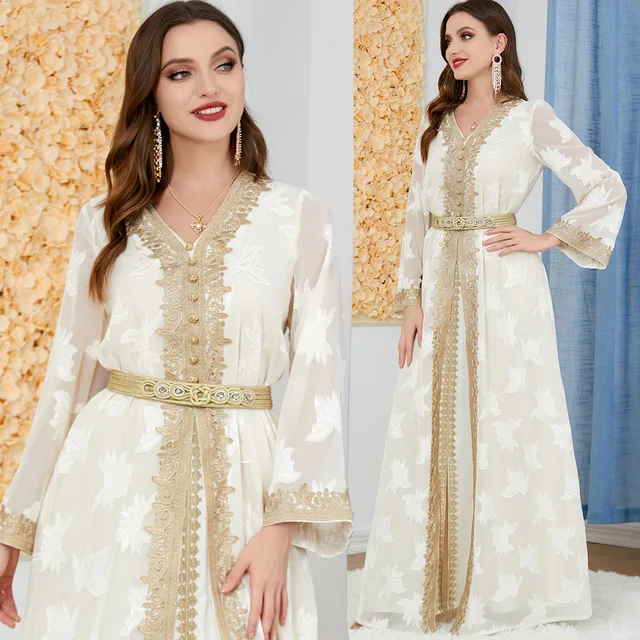 Islamic dress muslim prom dresses kimono kaftan front open kaftan abaya long dress for eid mubarak