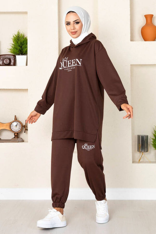 2 PIECES QUEEN FABULOUS CHIC TRACKSUIT