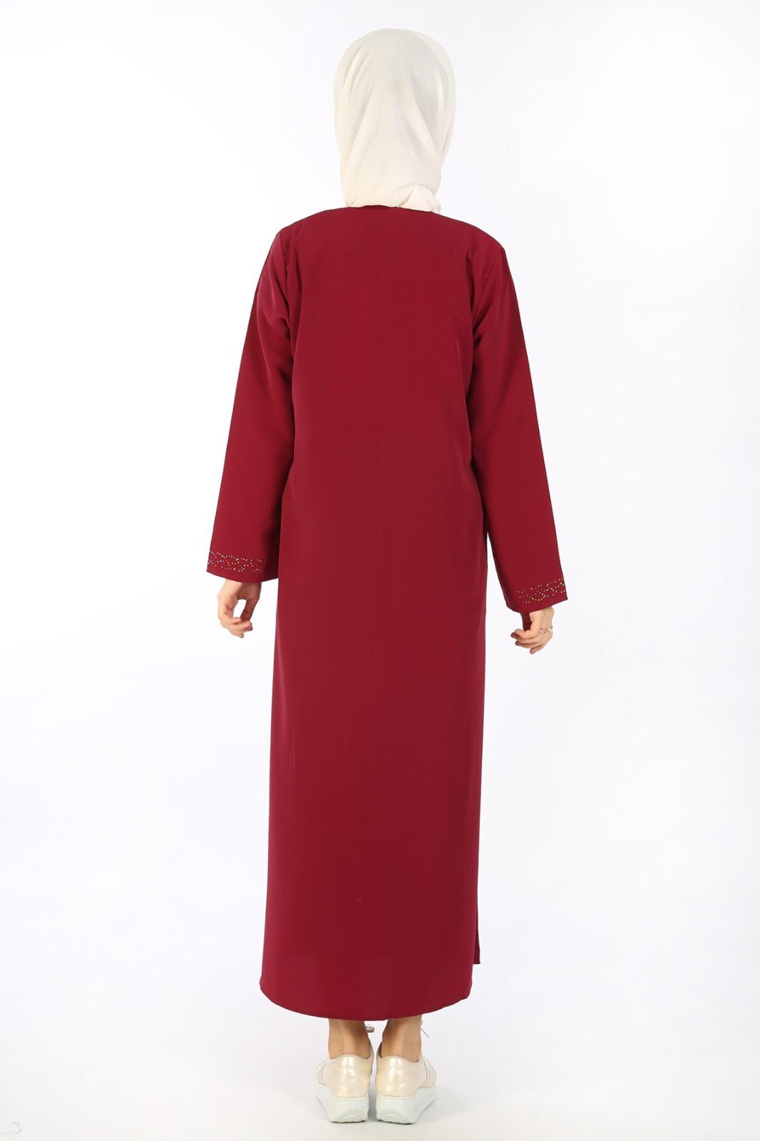 GIRLS ABAYA-RED