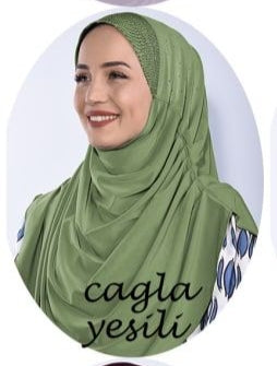 Stone Pleated Hijab