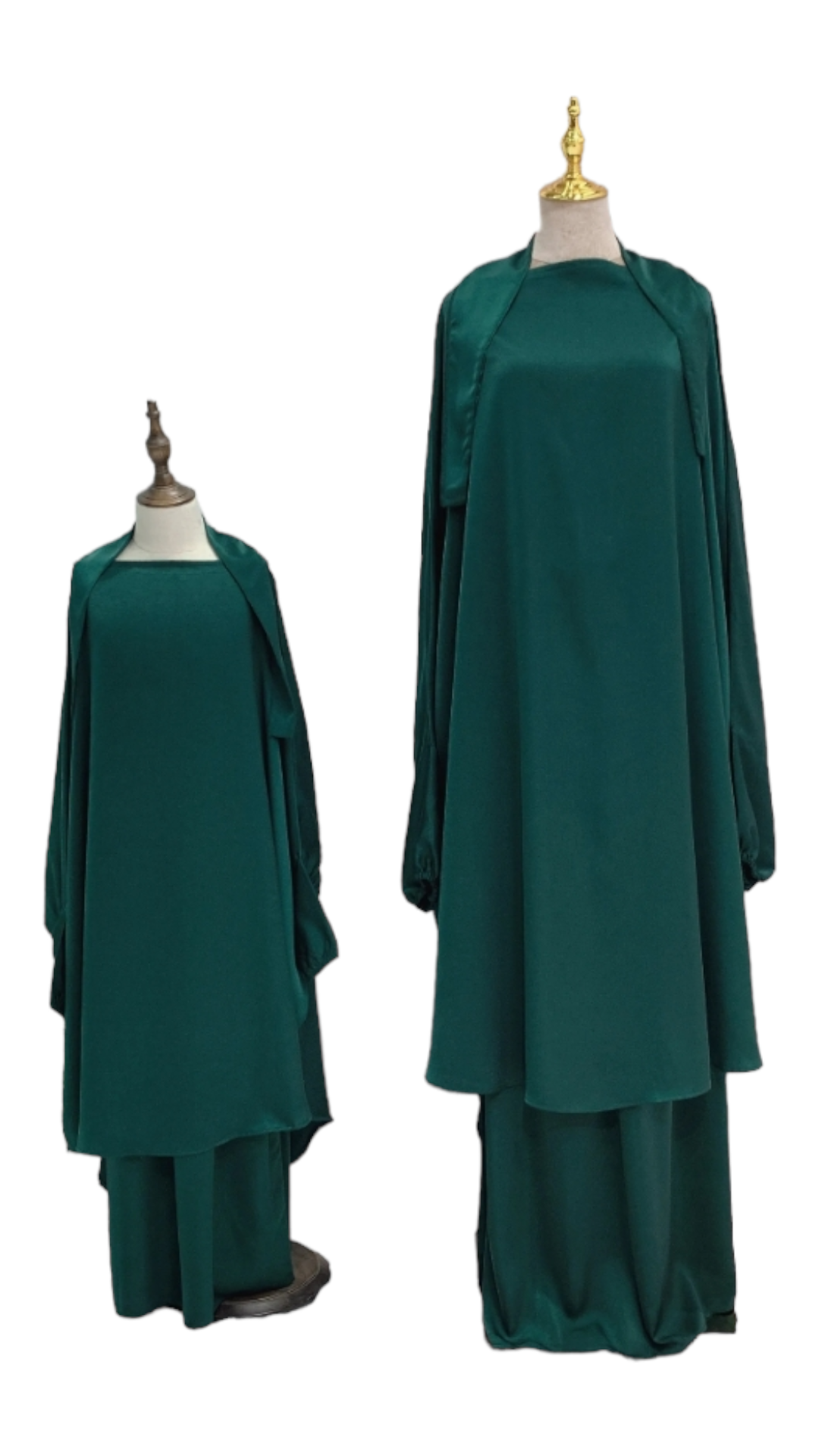 Islamic modest khimar children abaya set